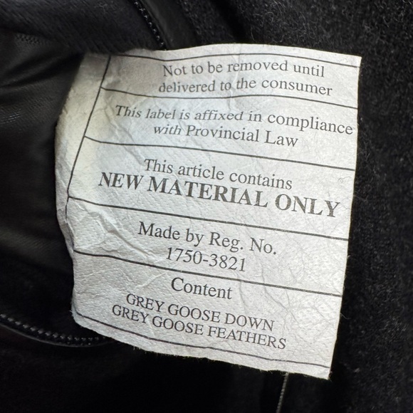 Lululemon Roam Far Wool Goose Down Bomber Puffer Jacket Black/Heathered Black 10 - Picture 16 of 16